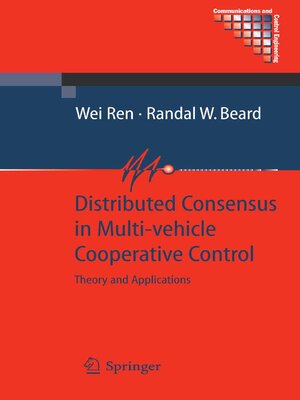 cover image of Distributed Consensus in Multi-vehicle Cooperative Control